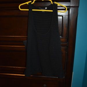 Black American eagle tank top